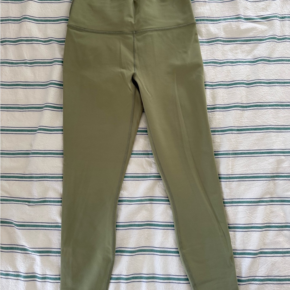 Fabletics Power Hold Olive Green Leggings